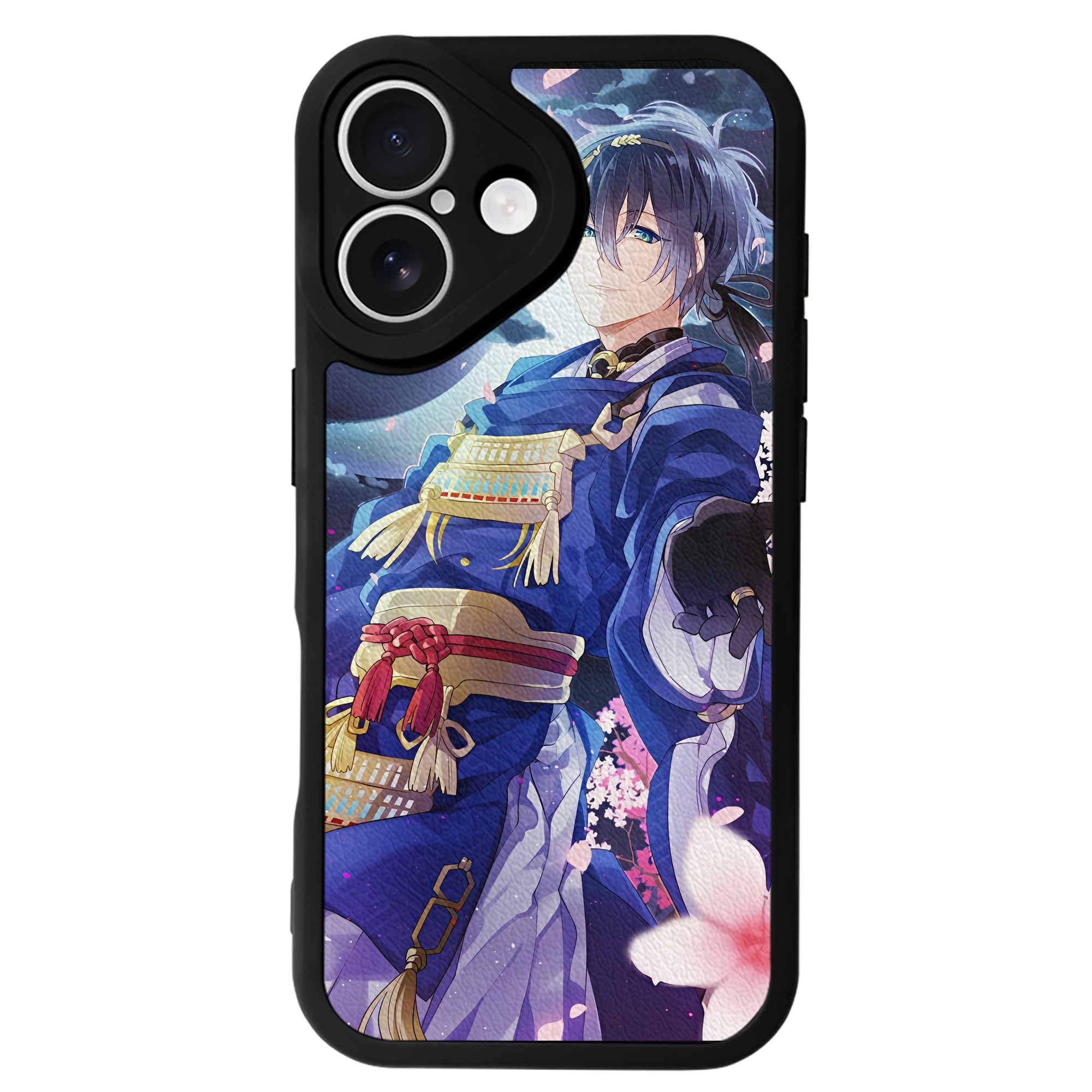 （画像用） 刀剣乱舞 Touken Ranbu 【iPhone 16シリーズ対応】シリコンスマホケース（レザー調） 材質：シリコン